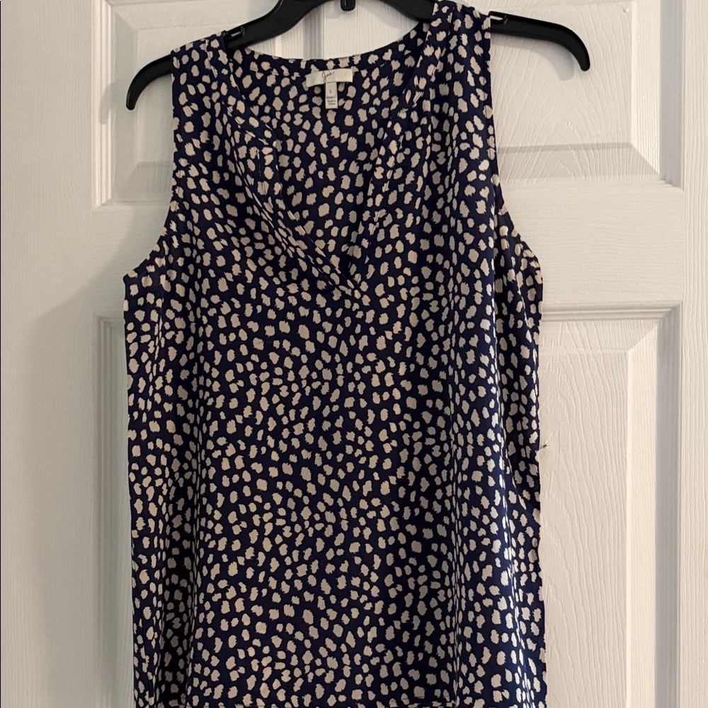 Joie Limited Edition ladies' satin top featuring a spotted pattern